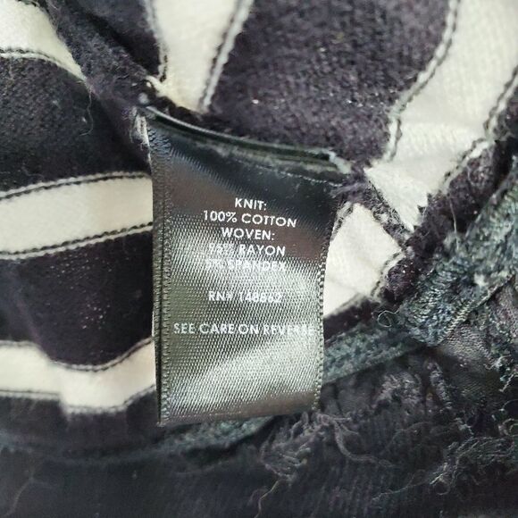 Torrid striped black sweater size 2 XXL cotton - Picture 7 of 7